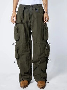 Kody Phillips Parachute Pants in Tan Size L